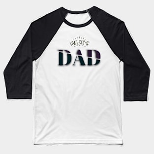 Awesome dad T-shirt . White graphite tee shirt Baseball T-Shirt